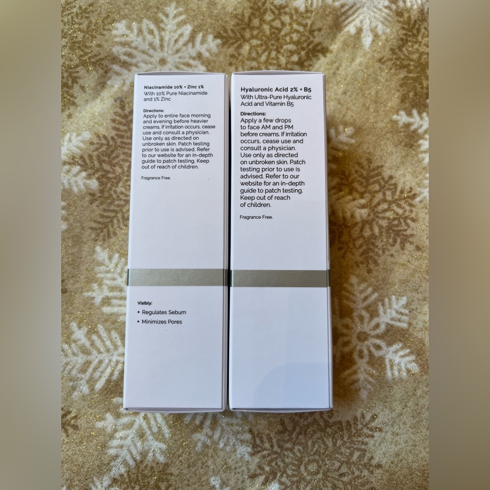 The Ordinary 2Pack Niacinamide 10% & Hyaluronic Acid 2% NWT - Picture 5 of 5